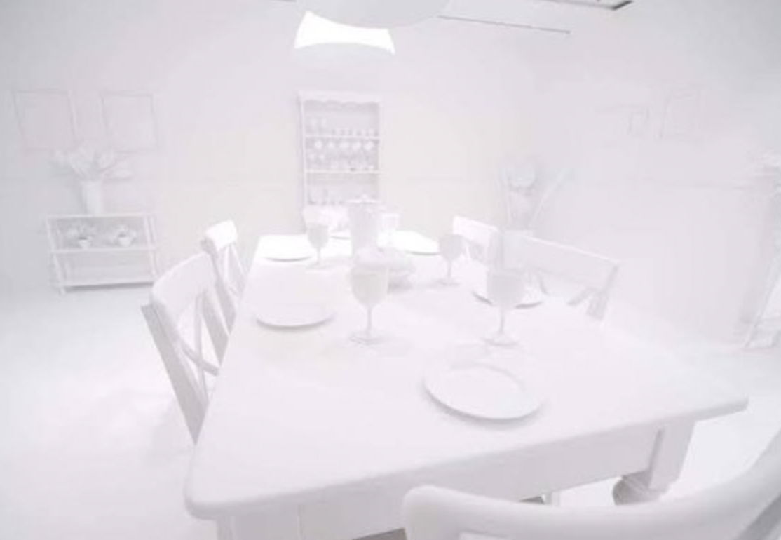 “Similar to regular solitary confinement, but the entire room is coloured pure white. You wear white clothing. The food, and the plates you eat it off of are white.”